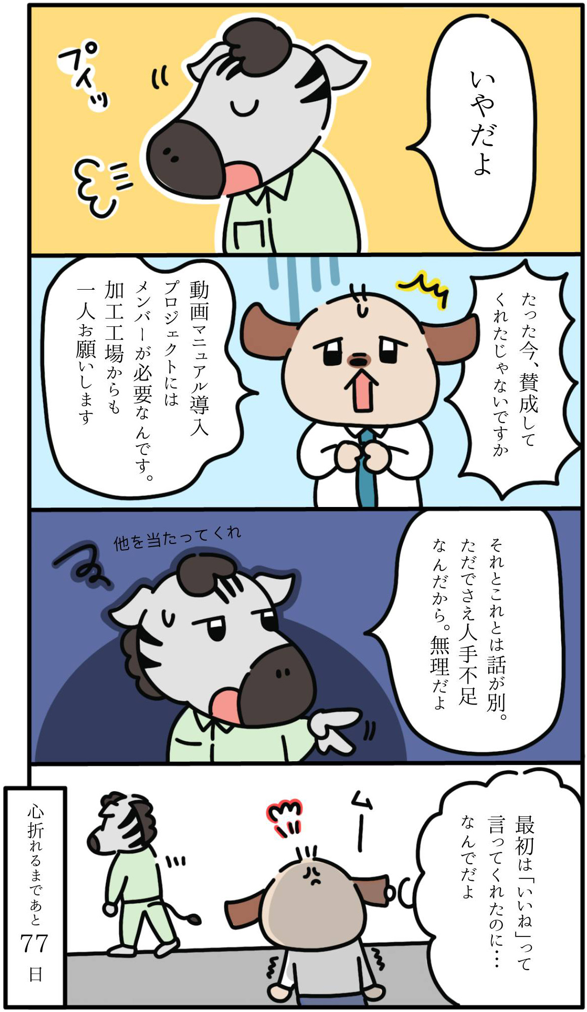 【23日目】　そして各論はNGとなる…